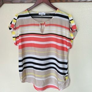 Calvin Klein Short Sleeve Blouse